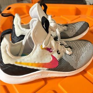 Nike womens White, Black, and Pink Sneakers